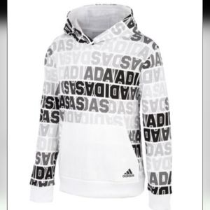 - Adidas overlapping logo hoodie